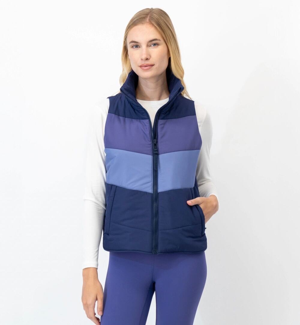 Rhoback Cisco Insulated Vest Fleet Navy Flag Blue Dusk Blue Women’s XS